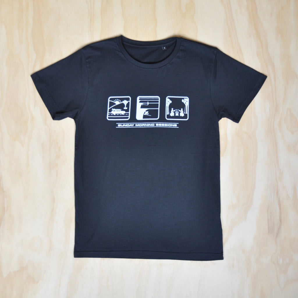 Mens Surf T-shirt - Black
