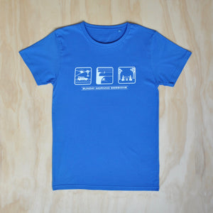 Mens Surf T-shirt - Blue