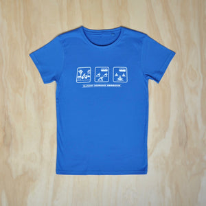 Mens Yoga T-shirt - Blue