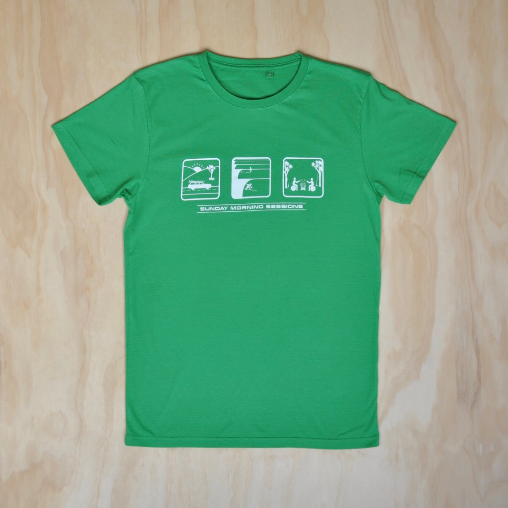 Mens Surf T-shirt - Green