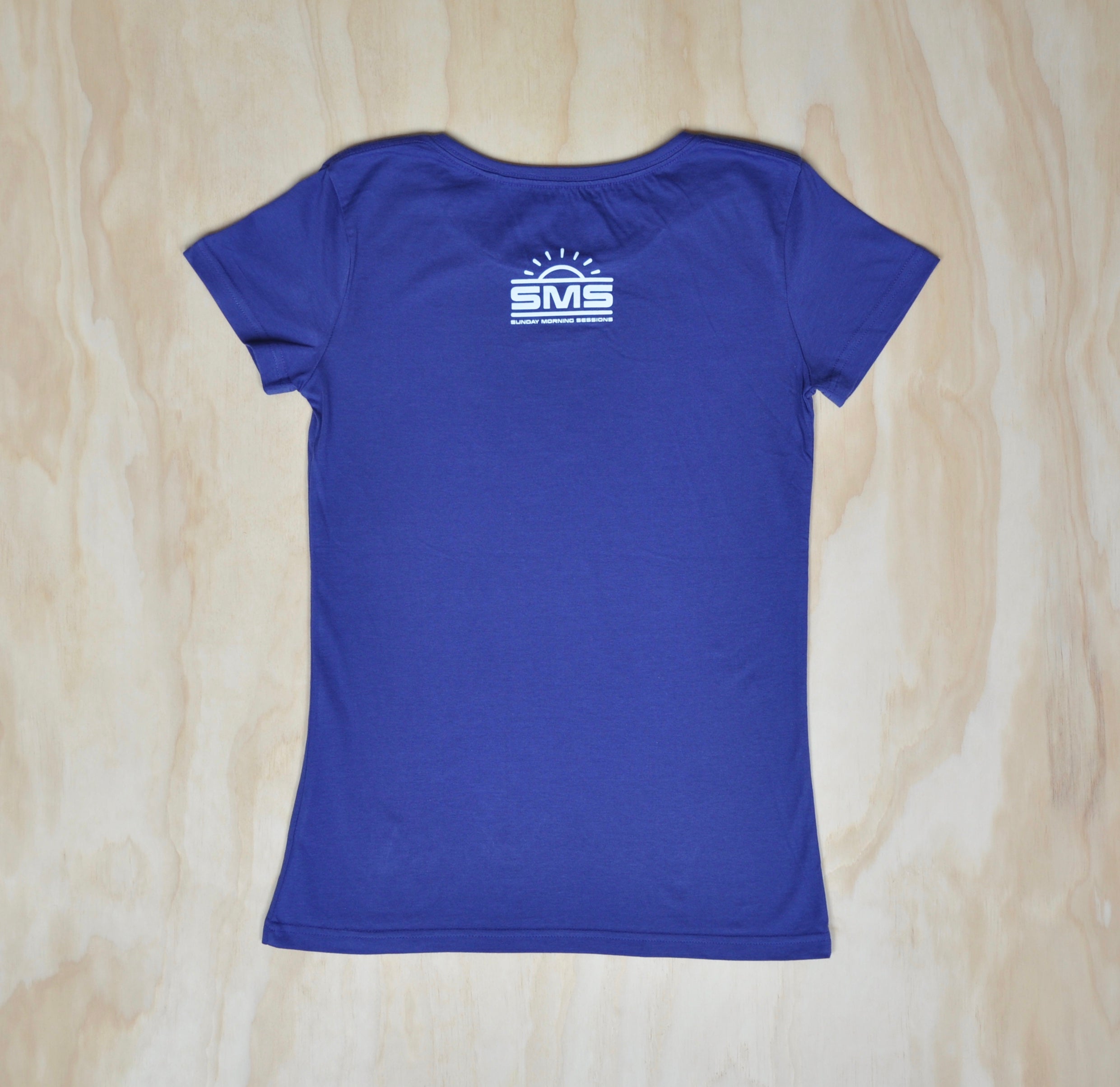 Womens Mountain Bike T-shirt - Purple