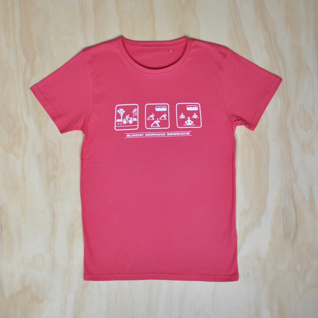 Mens Yoga T-shirt - Tea Berry