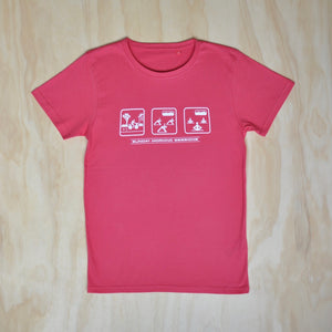 Mens Yoga T-shirt - Tea Berry