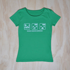 Womens Yoga T-shirt - Green