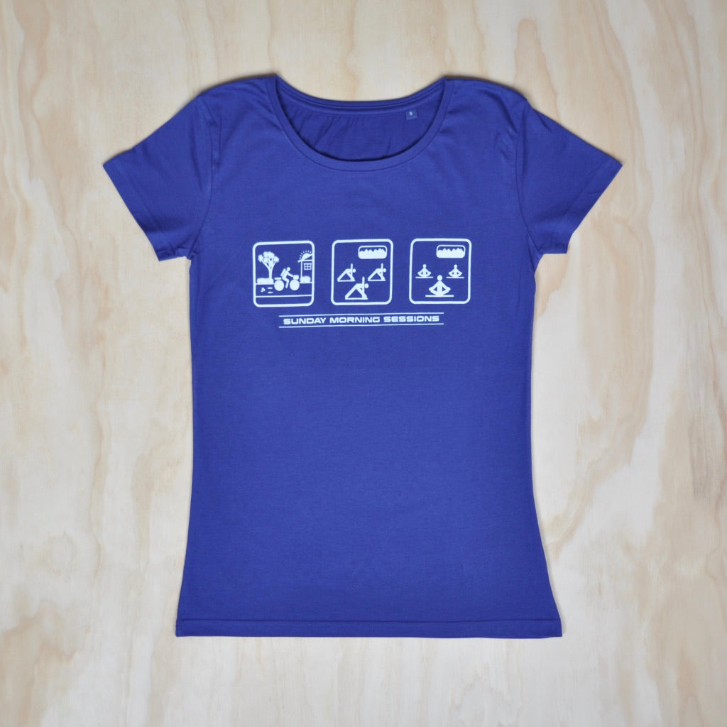 Womens Yoga T-shirt - Purple