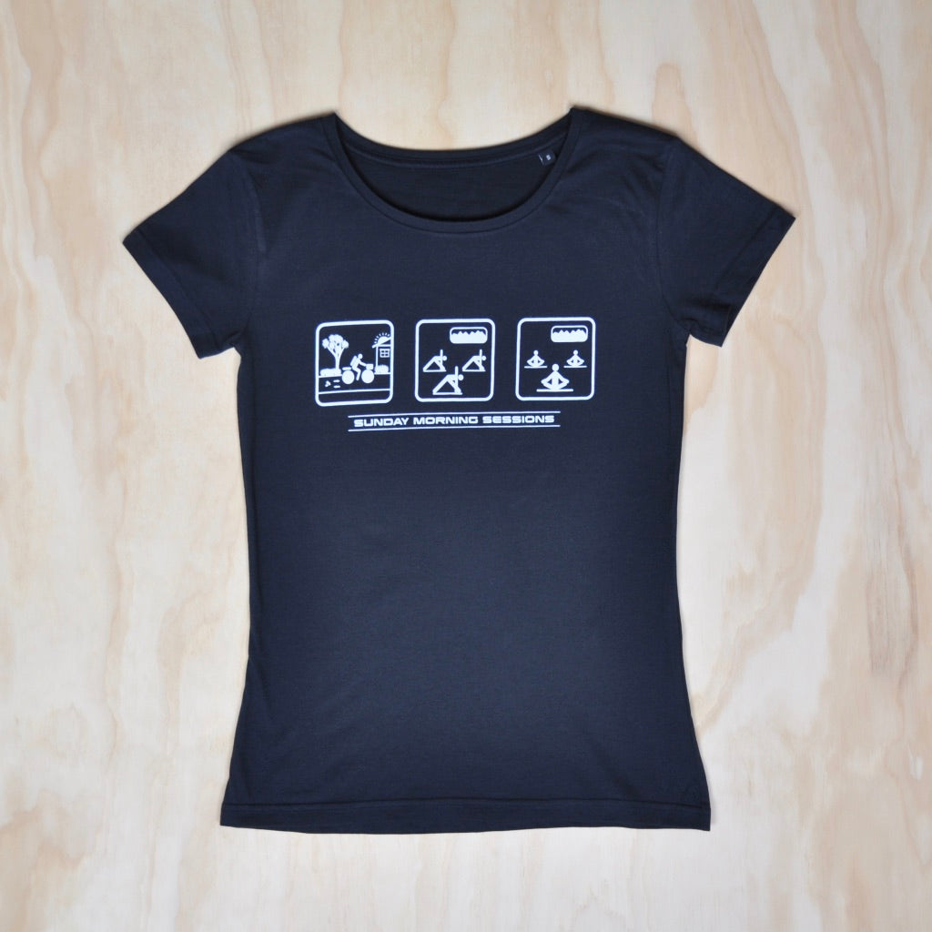 Womens Yoga T-shirt - Black